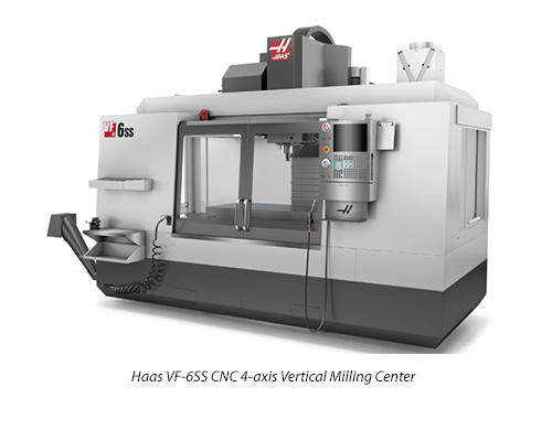 (1) Haas VF-6SS CNC 4-axis Vertical Milling Center